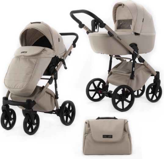 Kombikinderwagen Adamex Nola Natura Vanilla 2-in-1