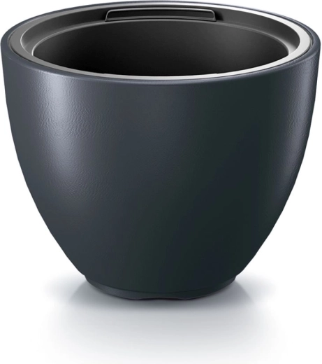 Blumentopf mit Einsatz 46,9 cm Anthrazit HEOS