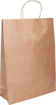Geschenkpapiertüte Craft L 31 × 12 × 42 cm