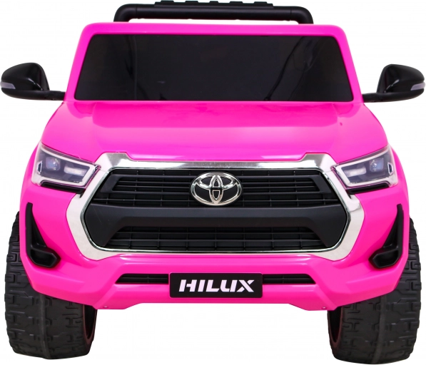 Elektrisches Kinderauto TOYOTA Hilux 4x4, rosa, mit Fernbedienung