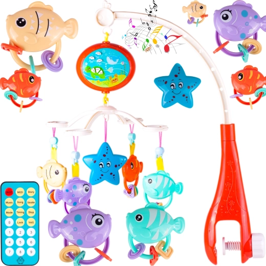 Bett-Mobile mit Fernbedienung Wasserreich