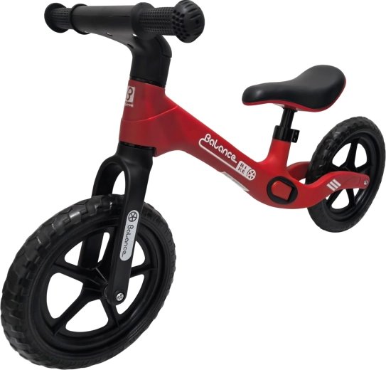 Balance Bike Kinder-Laufrad rot-schwarz