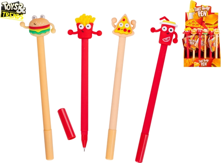 Kugelschreiber mit Fast-Food-Motiv Toys&Trends