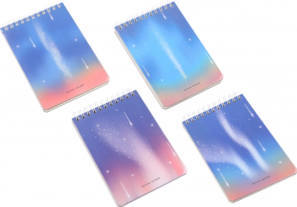 Notizbuch 10×14 cm, 80 Seiten – Zodiac