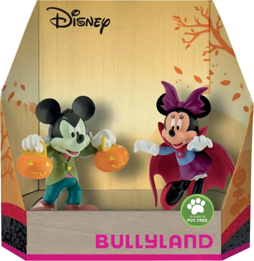 Bullyland Disney Mickey und Minnie – Halloween-Geschenkset mit Figuren