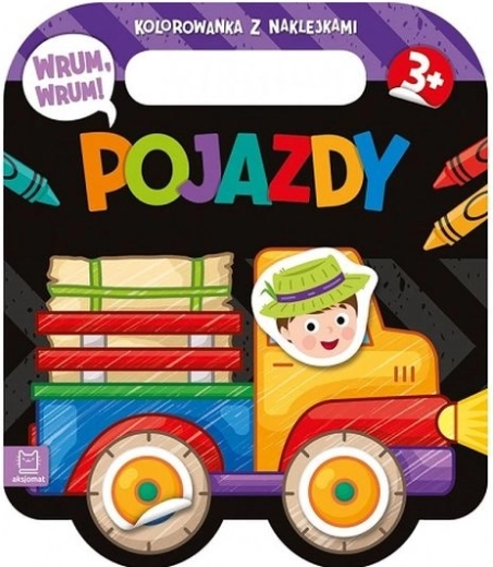 Brumm, brumm! Fahrzeuge – Malbuch mit Stickern