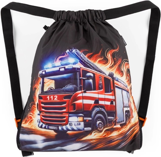 Bagmaster Stoffbeutel für Hausschuhe und Sport – Feuerwehr