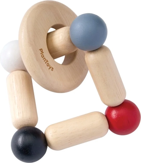 PlanToys Kontrast-Rassel Quadrat