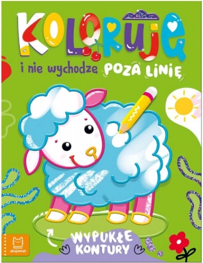 Ausmalbuch mit Schäfchen – erhabene Konturen für leichtes Ausmalen