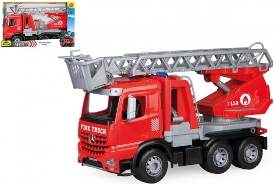 Feuerwehrfahrzeug MERCEDES-BENZ Arocs mit Leiter und Wasserwerfer