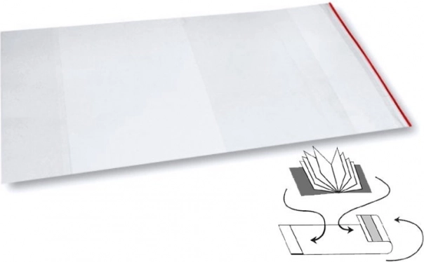 Universale selbstklebende Buch- und Heftschutzhülle OXYBAG 287 × 540 mm