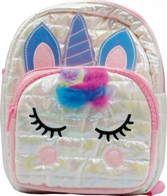 Rucksack Puffy Unicorn weiß