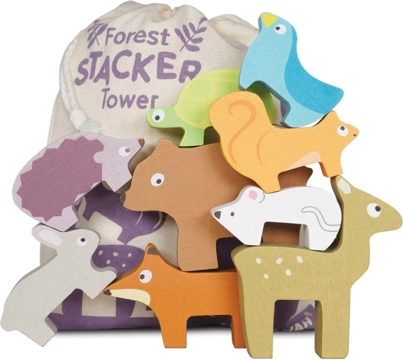 Le Toy Van Holz-Waldtiere – Stapelspiel