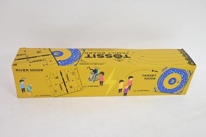 Tossit Familien-Silikon-Spielmatte River Board und Zielscheibe