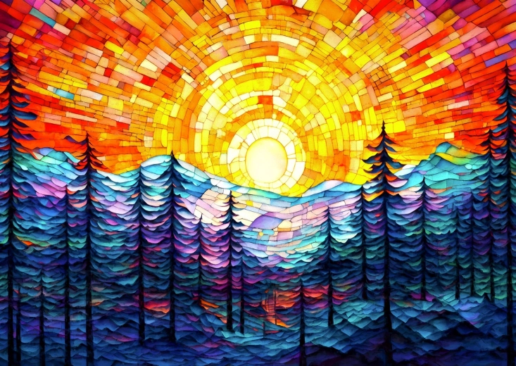 Enjoy Puzzle wunderschöner Sonnenuntergang 1000 Teile