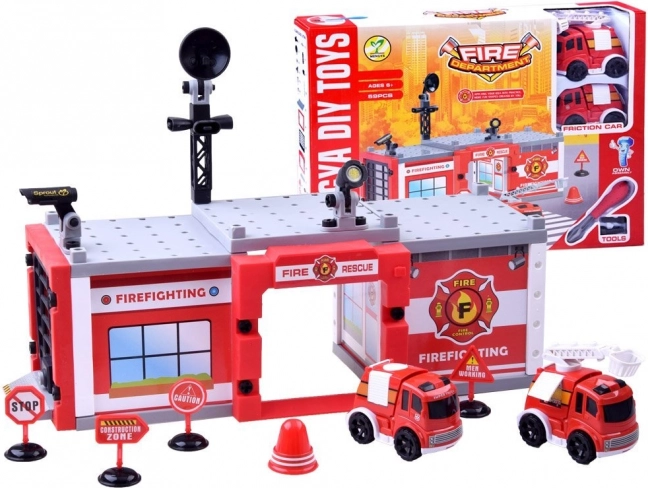 Bausatz Feuerwache, 59 Teile