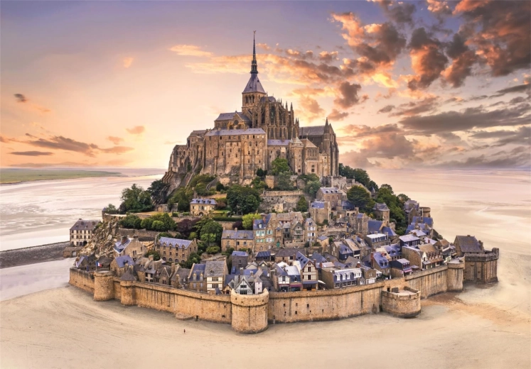 Puzzle Mont Saint-Michel 1500 Teile CLEMENTONI
