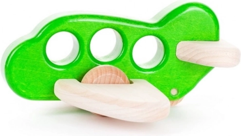 Bajo Holzflugzeug grün