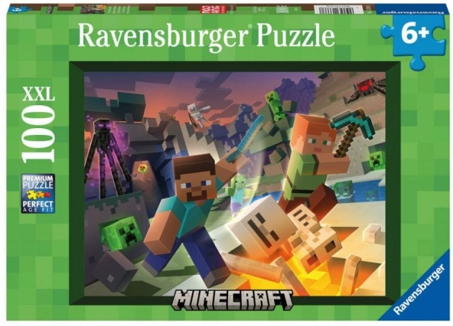 Puzzle RAVENSBURGER Minecraft – 100 Teile