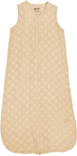 Lodger Musselin-Schlafsack ohne Ärmel Hopper Tribe Muslin Sand 86/98