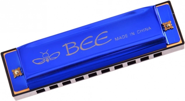 Kinder-Mundharmonika aus Metall Bee