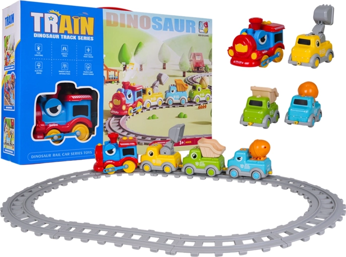 Dino-Eisenbahn in Bau-Version