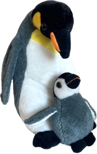 Plüschpinguin mit Jungtier 25 cm