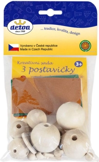 Detoa Kreativ-Set – Holzfiguren zum Basteln