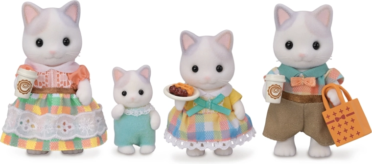 Latte-Katzenfamilie