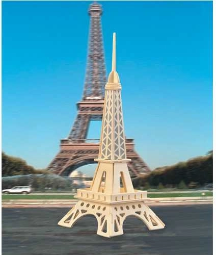 Woodcraft Holz 3D-Puzzle Eiffelturm