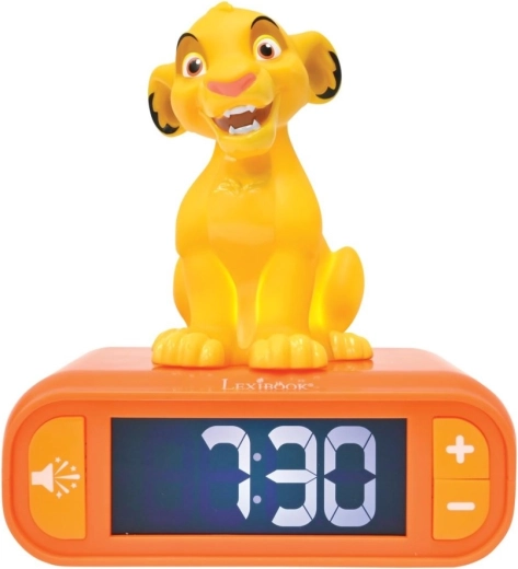 Lexibook Wecker Simba mit leuchtender Figur