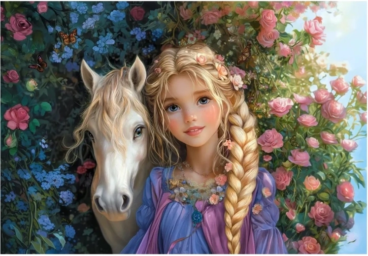 Castorland Puzzle Prinzessin mit Pferd 1500 Teile
