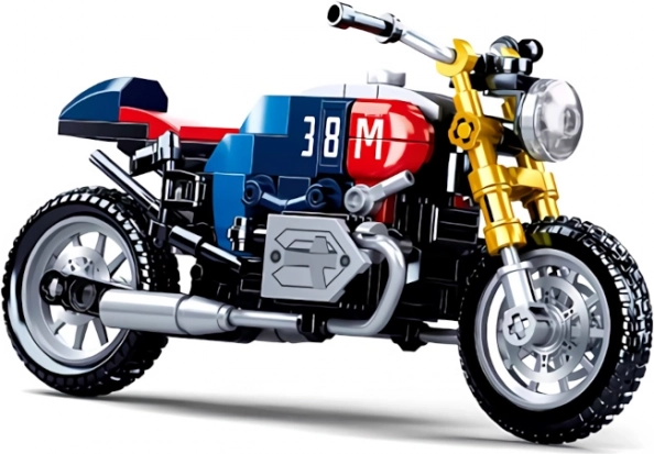 Sluban Model Bricks Motorrad Café Racer – Bausatz mit 197 Teilen