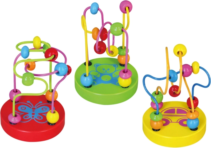 Babu hölzernes Labyrinth für Kinder (6 Varianten)