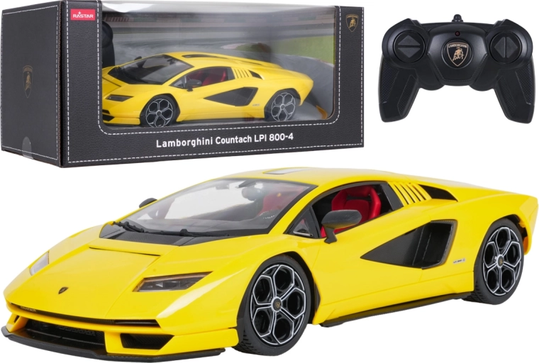 Ferngesteuertes Auto Rastar Lamborghini Countach LPI 800-4, gelb, 1:16