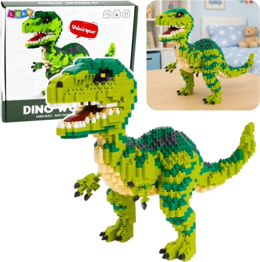 Bausteinset Dinosaurier Velociraptor 3D-Figur 1457 Teile