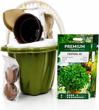 Garten-Set zum Anbau von Schnittlauch und Petersilie