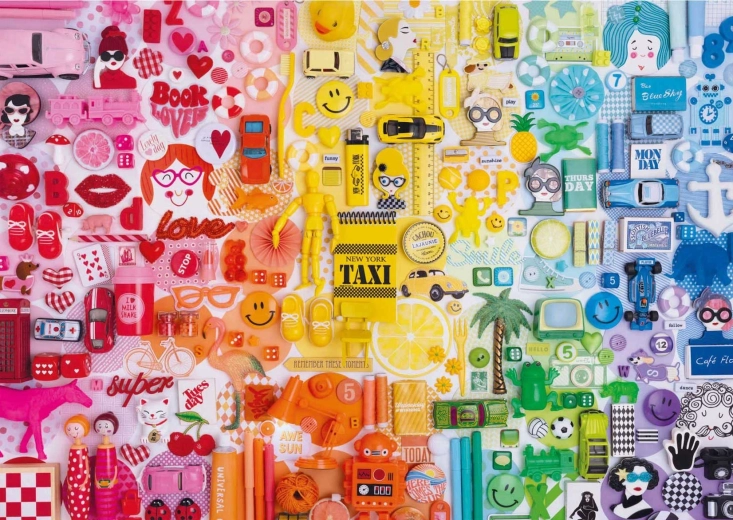 Puzzle Bunte Collage 500 Teile EDUCA