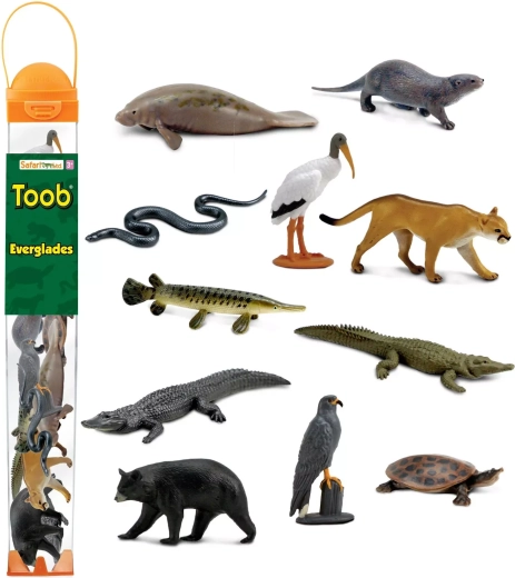 Safari Ltd. Everglades-Tube – Mini-Tierfiguren