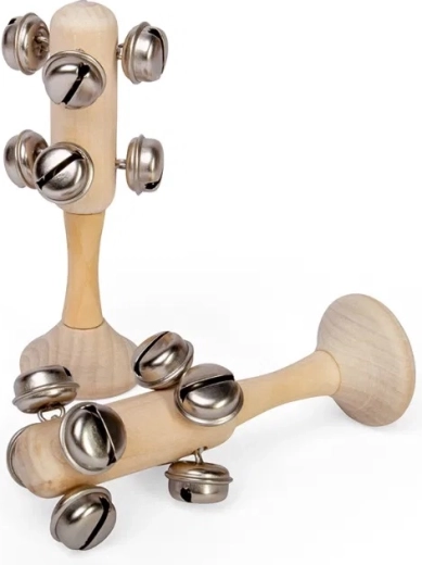 Bigjigs Toys Mini-Glocken – natürliches Holzspielzeug