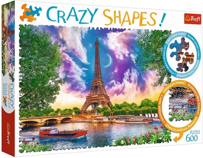 Puzzle 600 Crazy Shapes - Der Himmel über Paris