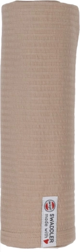 Lodger Stoffwindel Swaddler Seersucker beige 120 × 120 cm
