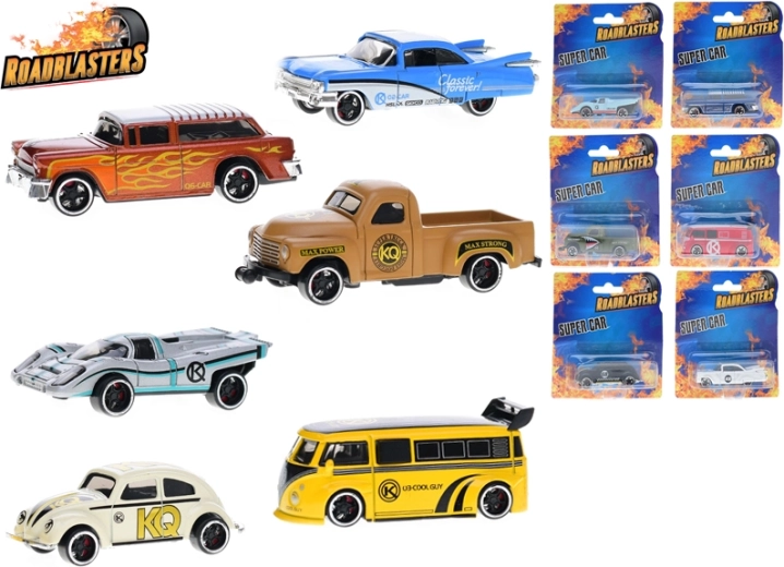 Metall-Sportauto ROADBLASTERS 7 cm mit Freilauf