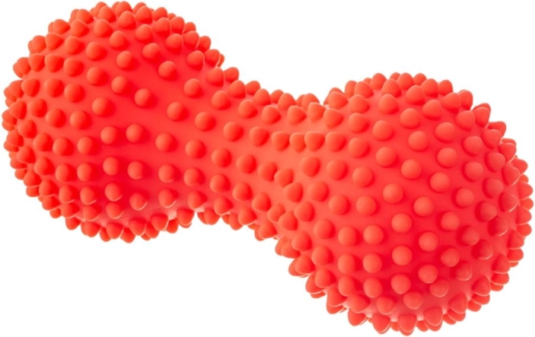Massage-Duoball mit Noppen TULLO – rot