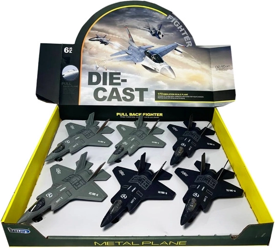 Metallflugzeug – Metallmodell eines Flugzeugs für Jungen