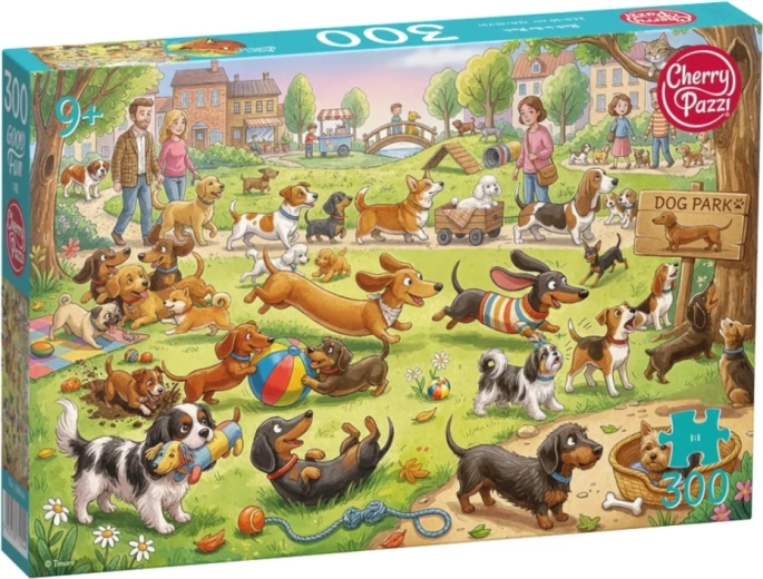 Cherry Pazzi Puzzle Hunde im Park, 300 Teile
