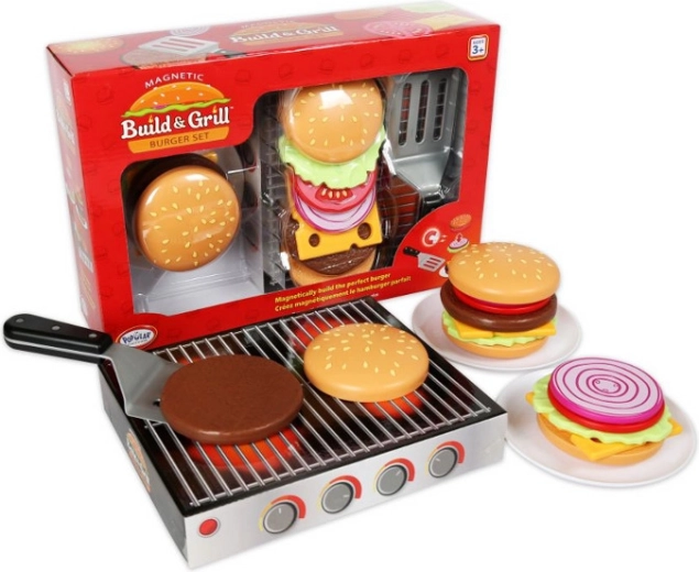 MalBlo Magnetisches Burger-Set