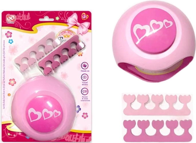 Buntes Nagelpflege-Set mit Lampe für Kinder