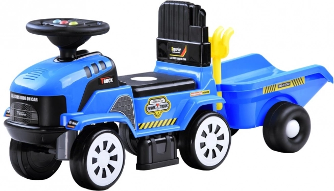 Rutschfahrzeug Traktor mit Anhänger und Melodien für Kinder – Traktor