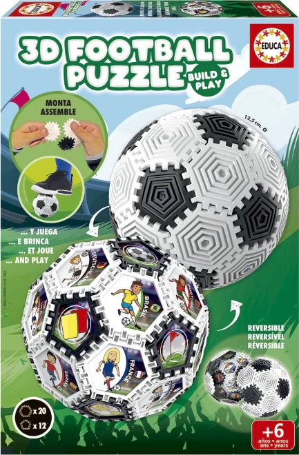3D Puzzle Fußballball 32 Teile